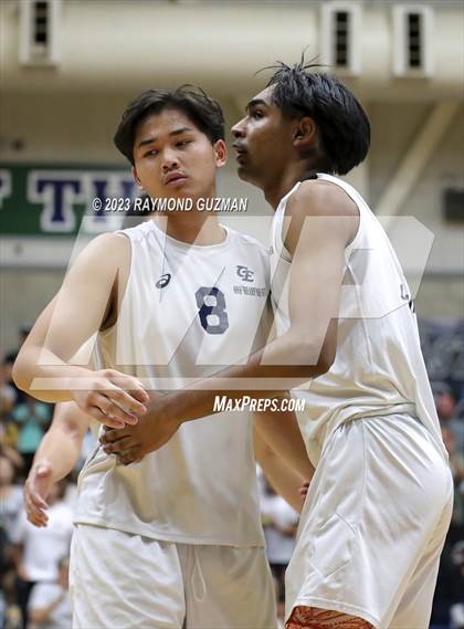 Thumbnail 3 in Clovis @ Clovis East (CIF Norcal Boys VB Regional Final- Division 1) photogallery.