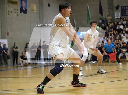 Thumbnail 1 in Clovis @ Clovis East (CIF Norcal Boys VB Regional Final- Division 1) photogallery.