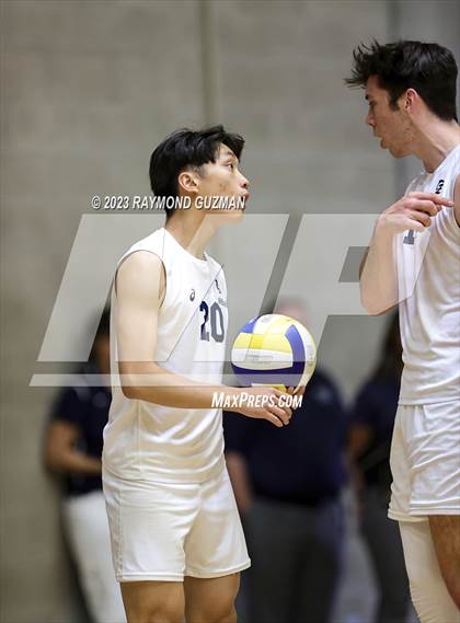 Thumbnail 1 in Clovis @ Clovis East (CIF Norcal Boys VB Regional Final- Division 1) photogallery.