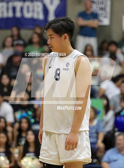 Thumbnail 1 in Clovis @ Clovis East (CIF Norcal Boys VB Regional Final- Division 1) photogallery.