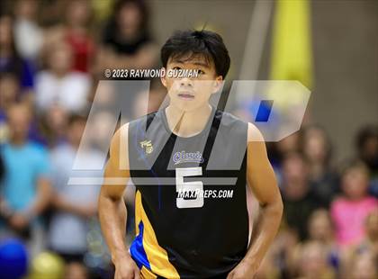 Thumbnail 3 in Clovis @ Clovis East (CIF Norcal Boys VB Regional Final- Division 1) photogallery.