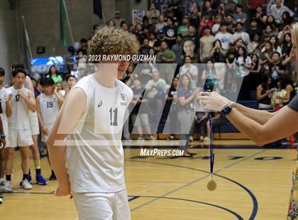 Thumbnail 3 in Clovis @ Clovis East (CIF Norcal Boys VB Regional Final- Division 1) photogallery.