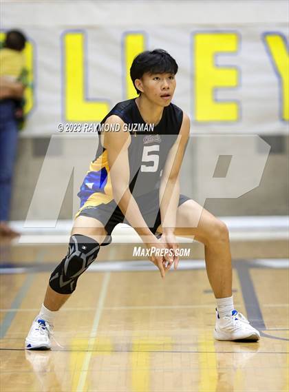 Thumbnail 1 in Clovis @ Clovis East (CIF Norcal Boys VB Regional Final- Division 1) photogallery.