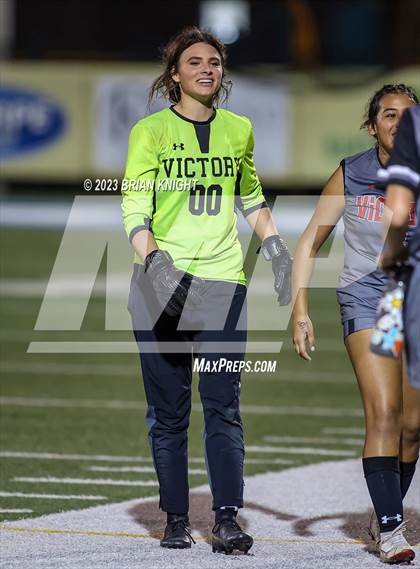 Thumbnail 3 in All Saints' Academy vs. Victory Christian Academy (FHSAA 2A District 7 Semifinal) photogallery.