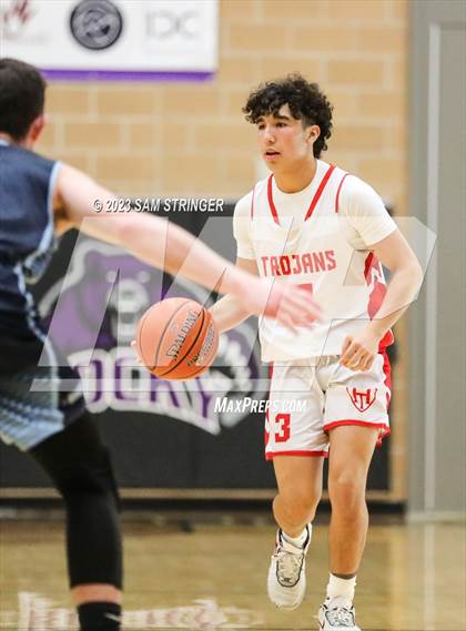 Thumbnail 1 in The Ambrose School vs. Homedale (Pro Image Holiday Classic Small Schools) photogallery.