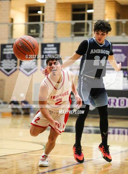 Thumbnail 3 in The Ambrose School vs. Homedale (Pro Image Holiday Classic Small Schools) photogallery.
