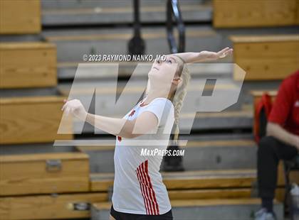 Thumbnail 3 in Richmond v New Palestine (IHSAA Class 4A Sectionals Round 1) photogallery.
