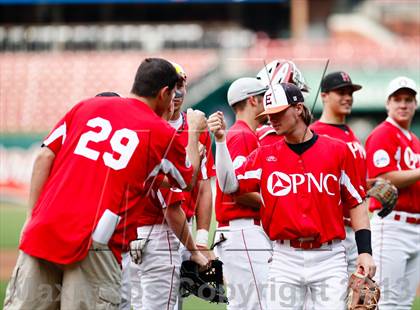 Thumbnail 1 in Missouri All-Stars vs Illinois All-Stars (PNC Bank High School Baseball Showcase) photogallery.