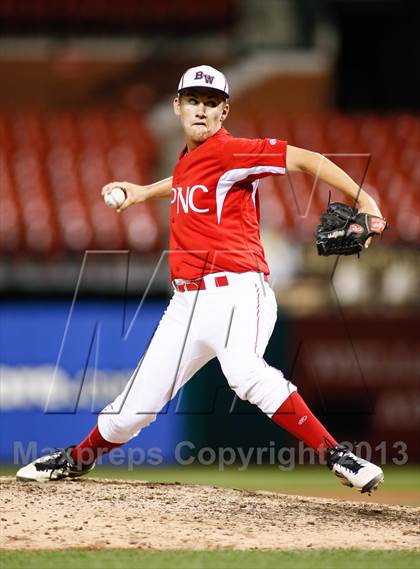 Thumbnail 2 in Missouri All-Stars vs Illinois All-Stars (PNC Bank High School Baseball Showcase) photogallery.