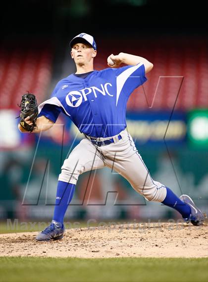 Thumbnail 2 in Missouri All-Stars vs Illinois All-Stars (PNC Bank High School Baseball Showcase) photogallery.