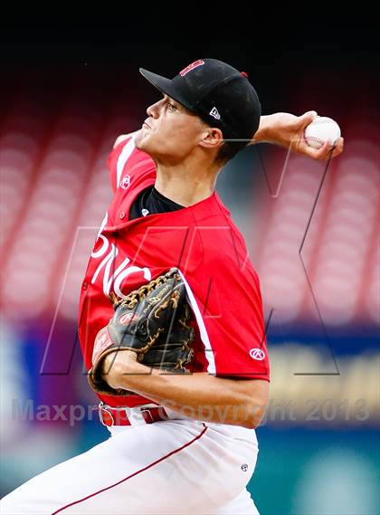 Thumbnail 1 in Missouri All-Stars vs Illinois All-Stars (PNC Bank High School Baseball Showcase) photogallery.