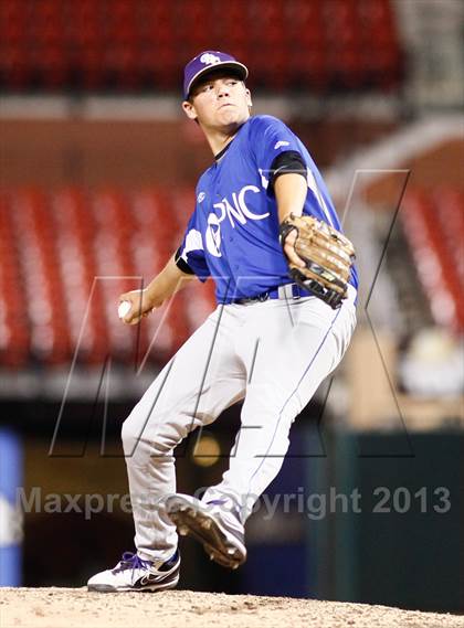 Thumbnail 1 in Missouri All-Stars vs Illinois All-Stars (PNC Bank High School Baseball Showcase) photogallery.