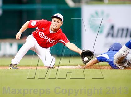 Thumbnail 1 in Missouri All-Stars vs Illinois All-Stars (PNC Bank High School Baseball Showcase) photogallery.