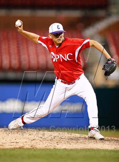 Thumbnail 1 in Missouri All-Stars vs Illinois All-Stars (PNC Bank High School Baseball Showcase) photogallery.