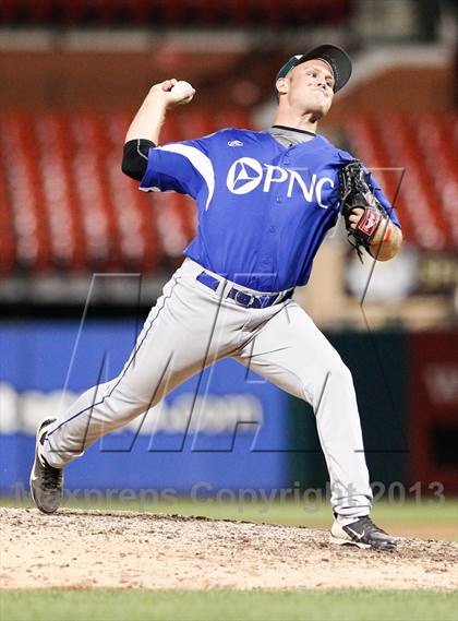 Thumbnail 1 in Missouri All-Stars vs Illinois All-Stars (PNC Bank High School Baseball Showcase) photogallery.