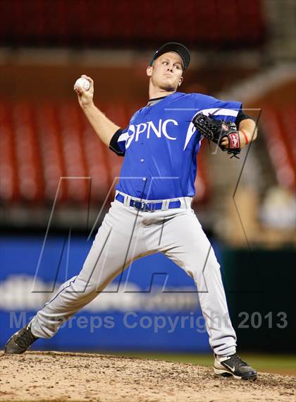 Thumbnail 1 in Missouri All-Stars vs Illinois All-Stars (PNC Bank High School Baseball Showcase) photogallery.