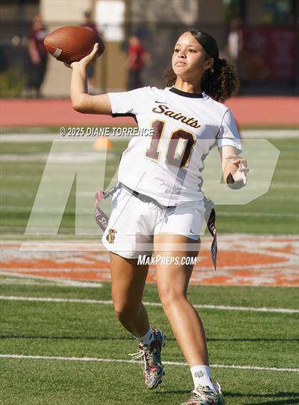 Thumbnail 1 in Adelanto vs Bishop Alemany (CIF SS Division 6 Championship) photogallery.