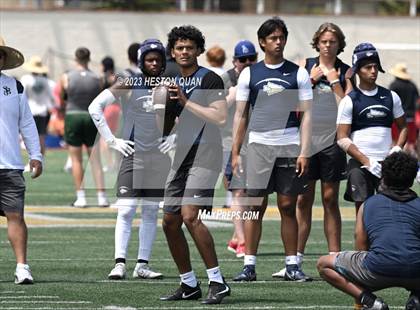 Thumbnail 2 in Rancho Cucamonga vs. St. John Bosco (Battle At The Beach) photogallery.