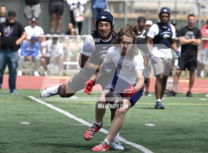 Thumbnail 3 in Rancho Cucamonga vs. St. John Bosco (Battle At The Beach) photogallery.
