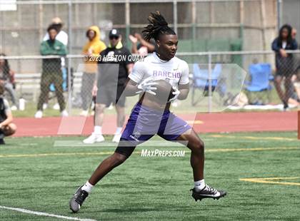 Thumbnail 3 in Rancho Cucamonga vs. St. John Bosco (Battle At The Beach) photogallery.