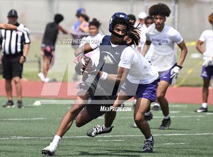 Thumbnail 3 in Rancho Cucamonga vs. St. John Bosco (Battle At The Beach) photogallery.