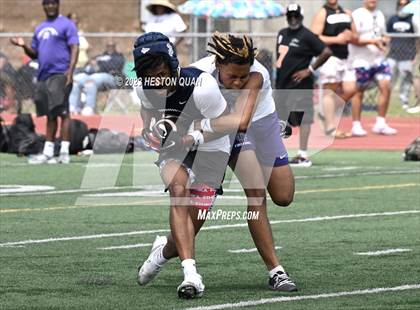 Thumbnail 3 in Rancho Cucamonga vs. St. John Bosco (Battle At The Beach) photogallery.