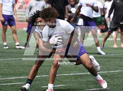 Thumbnail 3 in Rancho Cucamonga vs. St. John Bosco (Battle At The Beach) photogallery.