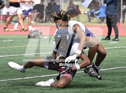 Thumbnail 1 in Rancho Cucamonga vs. St. John Bosco (Battle At The Beach) photogallery.