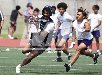 Thumbnail 3 in Rancho Cucamonga vs. St. John Bosco (Battle At The Beach) photogallery.