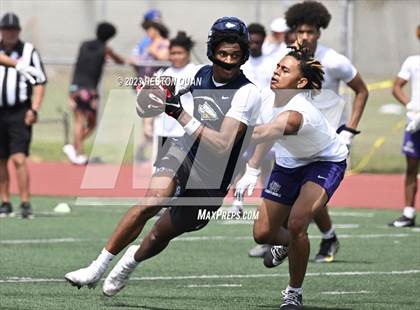 Thumbnail 2 in Rancho Cucamonga vs. St. John Bosco (Battle At The Beach) photogallery.