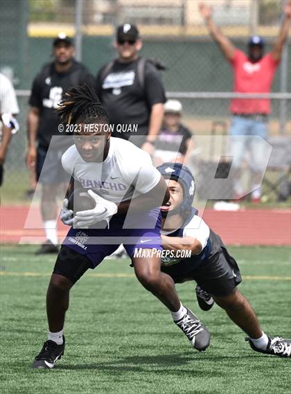 Thumbnail 3 in Rancho Cucamonga vs. St. John Bosco (Battle At The Beach) photogallery.