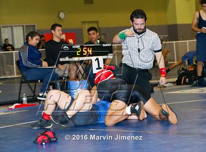 Thumbnail 1 in CIF LA City Section Wrestling Championships  photogallery.
