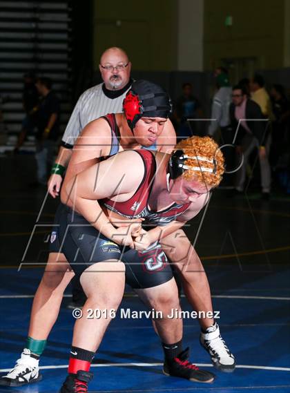 Thumbnail 1 in CIF LA City Section Wrestling Championships  photogallery.