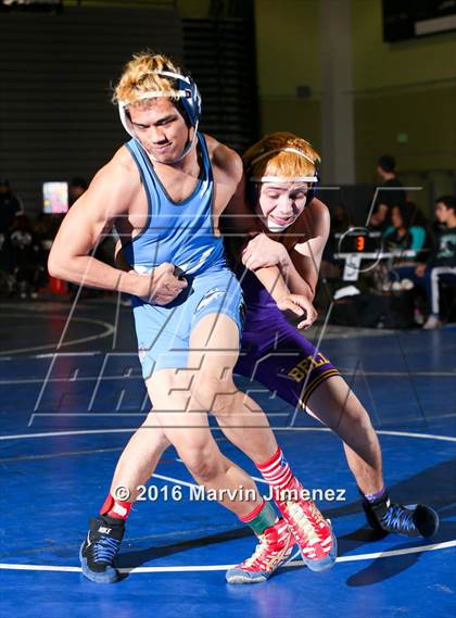 Thumbnail 3 in CIF LA City Section Wrestling Championships  photogallery.