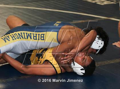 Thumbnail 2 in CIF LA City Section Wrestling Championships  photogallery.