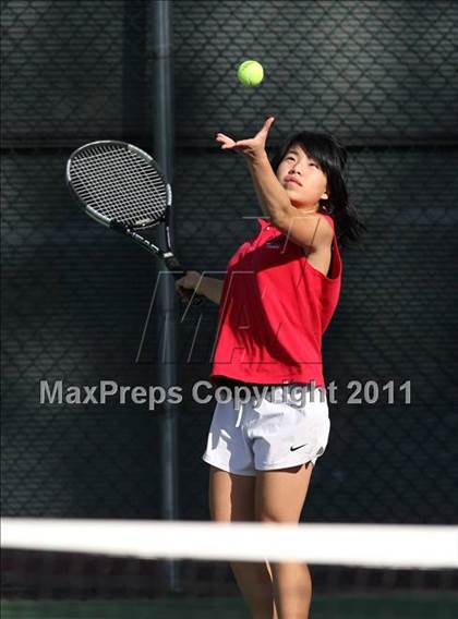 Thumbnail 3 in Chico vs. St. Francis (CIF NorCal Team Tennis Championships) photogallery.