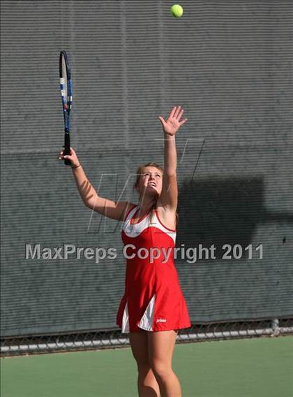 Thumbnail 3 in Chico vs. St. Francis (CIF NorCal Team Tennis Championships) photogallery.