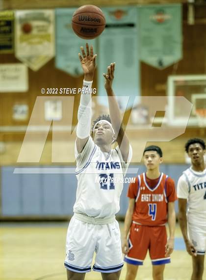 Thumbnail 1 in East Union @ Burbank (CIF SJS D3 1st round Playoff) photogallery.