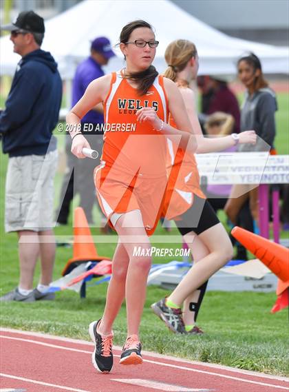 Thumbnail 1 in NIAA Northern League Track & Field Championships 1A, 2A, 3A (Girls 3200m Relay) photogallery.