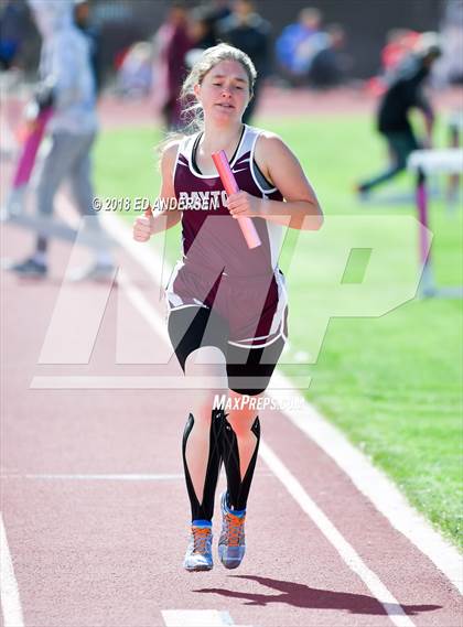 Thumbnail 1 in NIAA Northern League Track & Field Championships 1A, 2A, 3A (Girls 3200m Relay) photogallery.