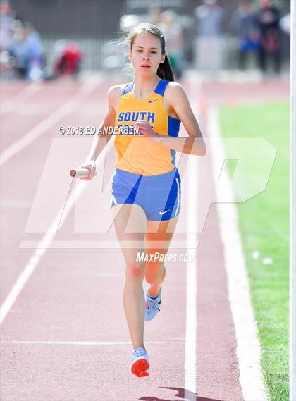 Thumbnail 2 in NIAA Northern League Track & Field Championships 1A, 2A, 3A (Girls 3200m Relay) photogallery.