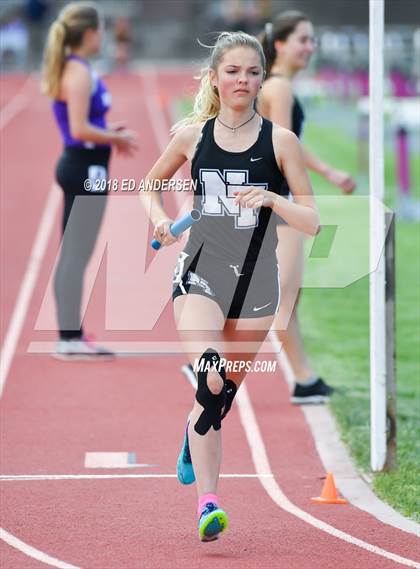 Thumbnail 3 in NIAA Northern League Track & Field Championships 1A, 2A, 3A (Girls 3200m Relay) photogallery.