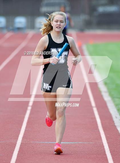 Thumbnail 3 in NIAA Northern League Track & Field Championships 1A, 2A, 3A (Girls 3200m Relay) photogallery.