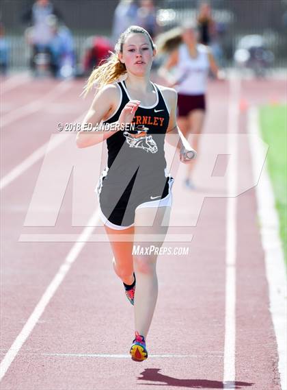 Thumbnail 2 in NIAA Northern League Track & Field Championships 1A, 2A, 3A (Girls 3200m Relay) photogallery.