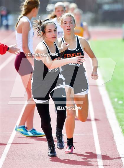 Thumbnail 3 in NIAA Northern League Track & Field Championships 1A, 2A, 3A (Girls 3200m Relay) photogallery.