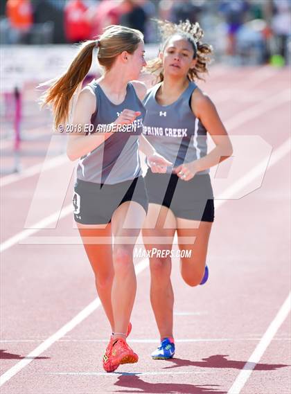 Thumbnail 2 in NIAA Northern League Track & Field Championships 1A, 2A, 3A (Girls 3200m Relay) photogallery.