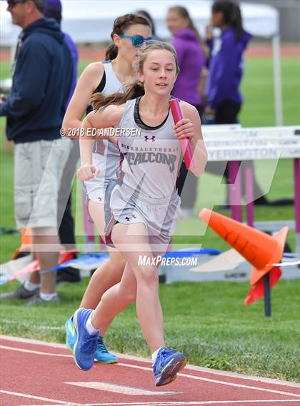 Thumbnail 1 in NIAA Northern League Track & Field Championships 1A, 2A, 3A (Girls 3200m Relay) photogallery.