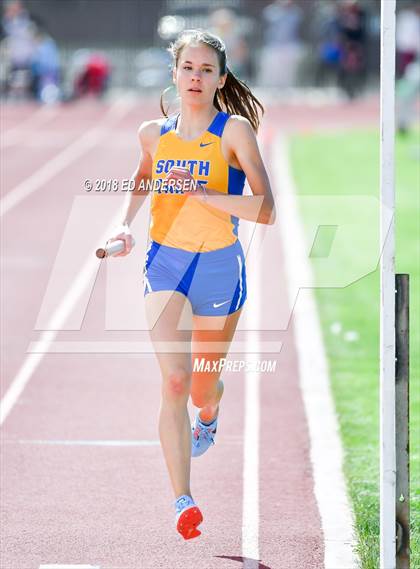 Thumbnail 3 in NIAA Northern League Track & Field Championships 1A, 2A, 3A (Girls 3200m Relay) photogallery.