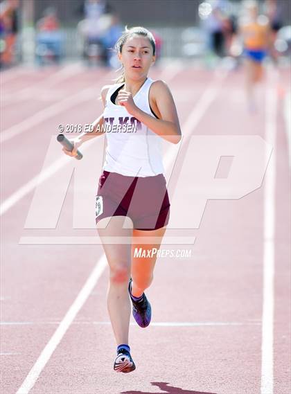 Thumbnail 1 in NIAA Northern League Track & Field Championships 1A, 2A, 3A (Girls 3200m Relay) photogallery.