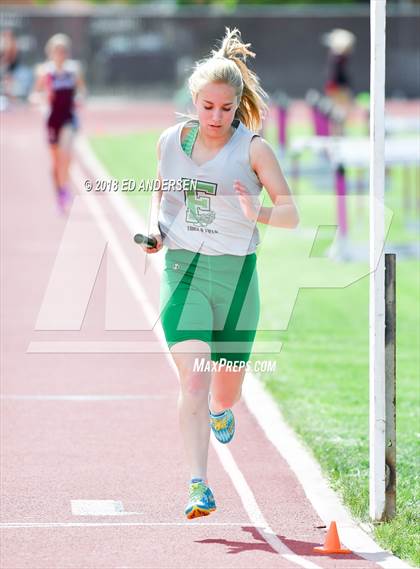 Thumbnail 3 in NIAA Northern League Track & Field Championships 1A, 2A, 3A (Girls 3200m Relay) photogallery.